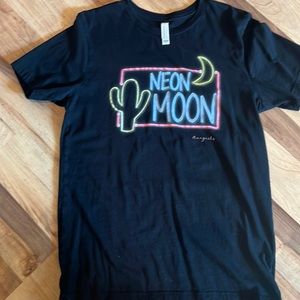 Woman’s Bella canvas  neon moon graphic tee.